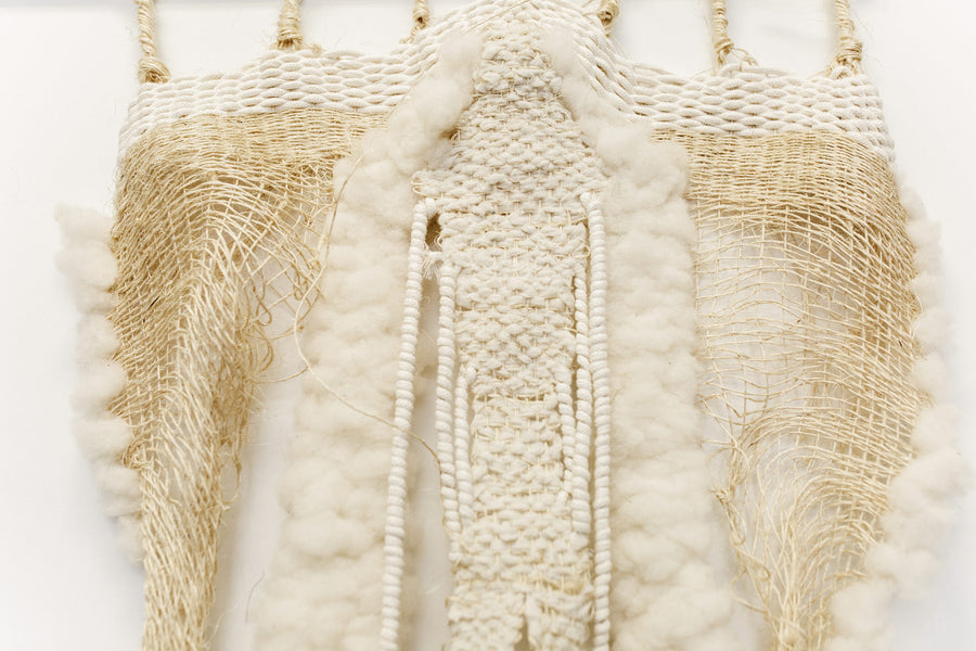 Wool and Sisal Rope Tapestry - Yoni